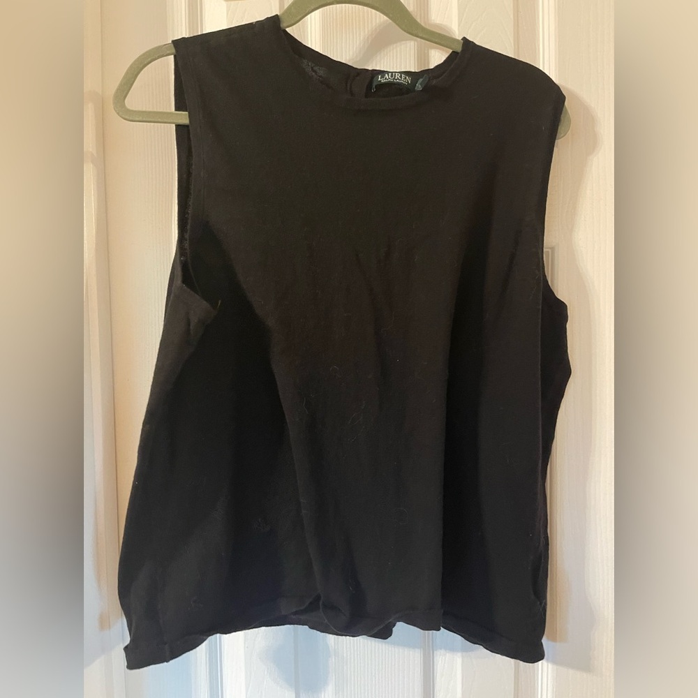Lauren lightweight sweater tank, never worn